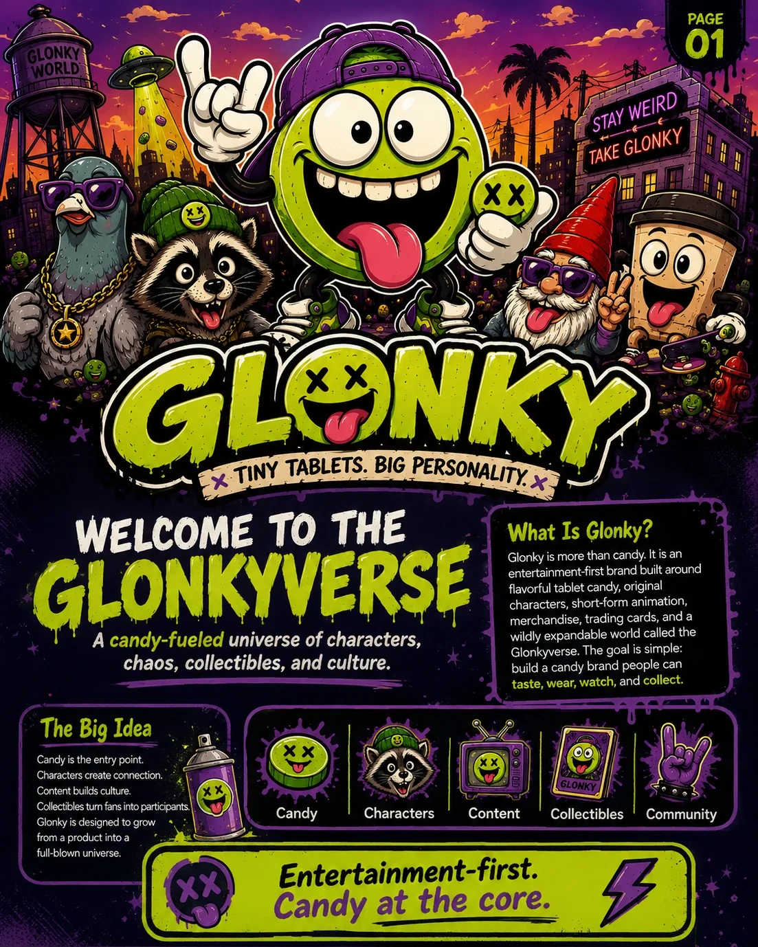 Welcome to the Glonkyverse concept art